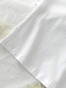 Tseoso Women's Casual Fitted Short Sleeve T-Shirt, 95% Cotton, Cherry Embroidery - Multicolor - View 8