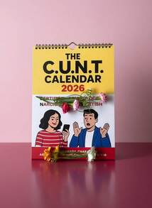 Joivida 1件 C.U.N.T. 2026年日历 | 搞笑成人挂历 | 低俗恶搞礼物 |