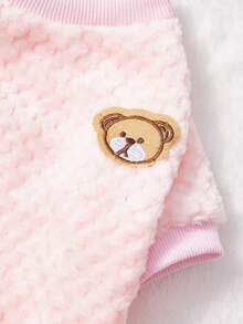 PETSIN 寵物衣服寵物背心，菠蘿&熊印花寵物背心 - 粉色 - 查看 7