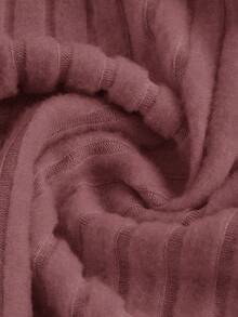 SHEIN Tween Girl Pink Drawstring Asymmetric Hem Flared Sleeve T-Shirt,Off Shoulder T-Shirt,Fall Clothes,Halloween Clothes,Comfortable T-Shirt,Back To School Season, Christmas - Pink - View 6