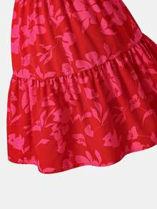 Emery Rose Kids Emery Rose Kids Tween Girls/Young Girls Ditsy Floral Spaghetti Strap Backless Dress Tween Girl Hibiscus Dress Hot Pink Tween Girl Dress Open Back Tween Girl Dress Tween Girl Floral Dress Girls Tiered Dress Girls Summer Dress Open Back Dress For Tween Girl Tween Girl African Dresses For Girls Hibiscus Dress Tween Girl Lilo Dress For Tween Girl Tween Girl Open Back Dress Girls African Dress - Red - View 9