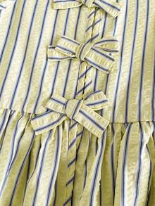 SHEIN Vintaside Kids 2件套女童无袖条纹印花上衣和裤子，黄色纹理圆领无袖短款褶皱上衣，弹性腰带舒适简约阔腿裤，休闲乡村风春夏度假套装，轻盈透气面料，适合夏季郊游、海滩、日常穿着、旅行、户外活动和度假、生日派对、晚宴、演出、婚礼、洗礼和开幕式等场合，休闲百搭，与春夏服装完美搭配。 - 黃色 - 查看 9