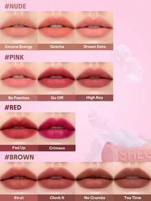 SHEGLAM Lip Veil 輕盈氣墊唇膏-Fed Up 品牌 美容 化妝 化妝品 適合女性與女孩 完美搭配夏季春季 Y2K 時尚 流行 生日 母親節禮物 假期 派對準備就緒 最佳顏色 - Fed Up - 查看 6