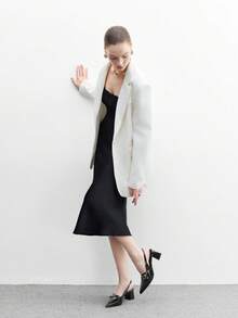CUCCOO BIZCHIC Classic Pointed Toe Elegant High Heels, Versatile & Commuter-Friendly For Christmas - Black - View 3