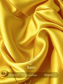 GlowEve CURVE Váy sơ mi trơn màu thanh lịch cỡ lớn cho đi làm - Màu vàng - Xem 3