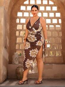 Swim Oasis 大码印花休闲泳衣套装，高端时尚系列女士两件式泳装 - 彩色 - 查看 7