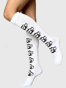 ROMWE Anime Women Over The Knee Socks