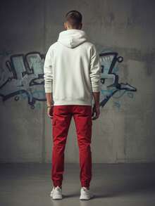 Men Jeans - Red - View 2