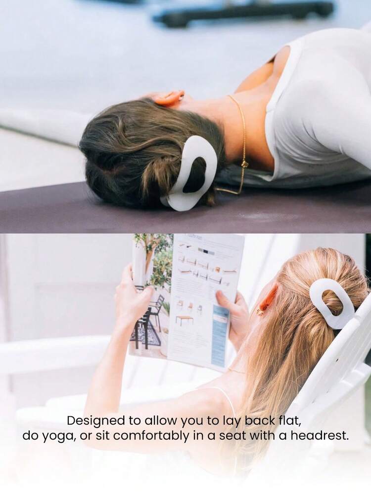 フレキシブル フラット 丸型 安全ヘアクリップ ヨガスタジオ ジム トレーニング 日常アクティブウェア