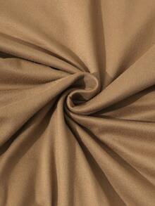 Sparklyn 4pcs/Set Teen Girls' Casual Solid Color Round Neck Long Sleeve Ruched Waist Fitted Versatiley T-Shirt - Multicolor - View 6