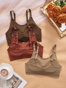 3件套简约休闲舒适内衣 - 彩色 - 查看 2