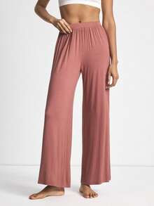 Ocili Quần dài thường ngày màu trơn dành cho nữ - Bụi hồng - Xem 7