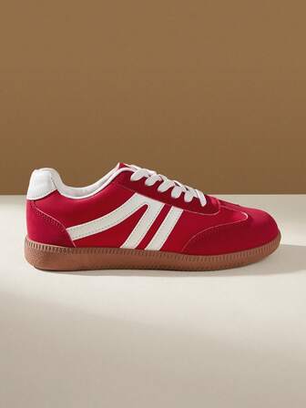 CUCCOO EASI Women's Casual Contrast Color Comfortable Sports Sneakers, Versatile For Daily Wear