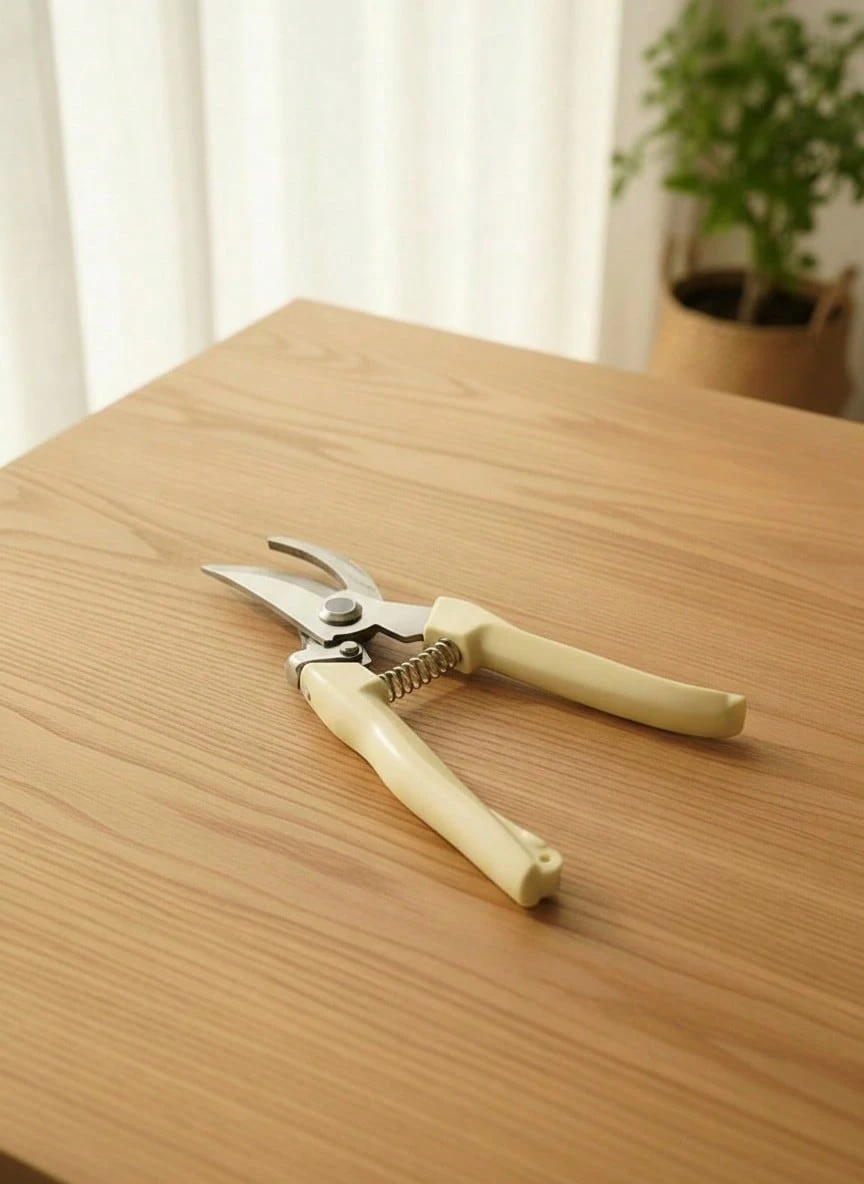 Cirelle 1 件果树修枝剪，粗枝盆景剪刀，花园修枝剪，Rama 舒适家居，温馨家居，花园使用 - 白色 - 查看 1