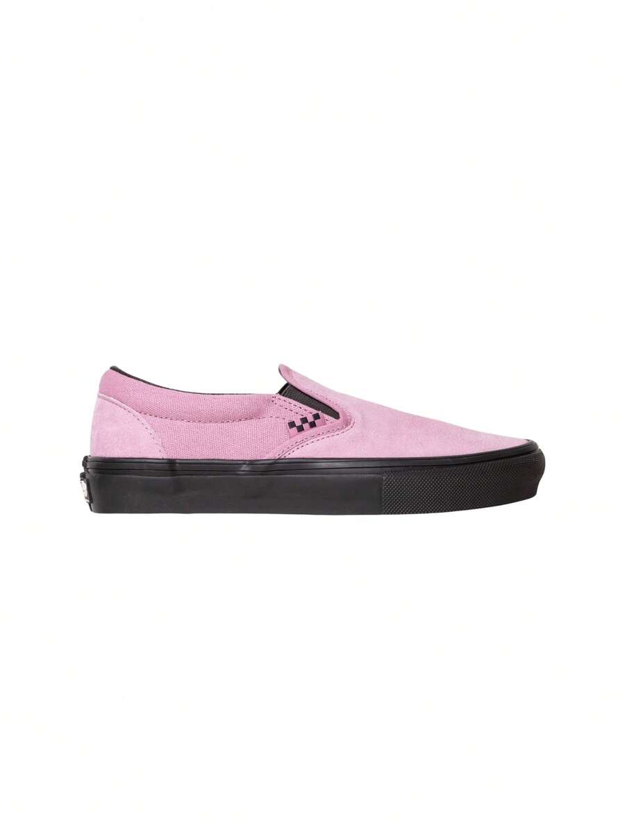 Vans Skate Slip-On Shoes Pink VA5FCAPIB - Pink - View 1