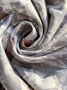 Comfortcana Quần dài cạp cao họa tiết lá mùa thu cổ điển cỡ lớn, phù hợp cho mùa xuân và mùa thu - Xám - Xem 6