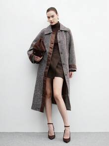 CUCCOO BIZCHIC Giày cao gót mũi nhọn thanh lịch dành cho nữ, thiết kế tối giản cho việc đi lại - Cà phê nâu - Xem 6