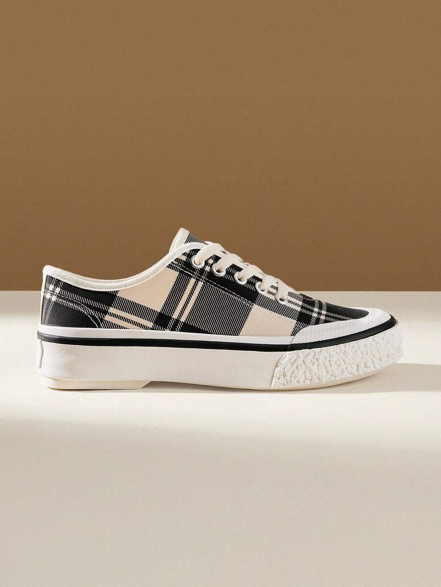 CUCCOO EASI 女士休闲帆布鞋，户外舒适厚底运动鞋