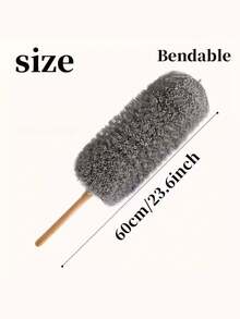 Madebyblanc Extendable Dust Duster For Home Use, Wool Electrostatic Dust Duster, Wholesale, Extra Long Special Cleaning Tool, Feather Duster - Multicolor - View 2
