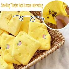 PETSIN 1 Juguete de entrenamiento para perros con sonido, simulación de queso amarillo, rompecabezas de olfateo y escondite de alimentos, adecuado para perros Teddy y perros pequeños - Multicolor - Ver 8