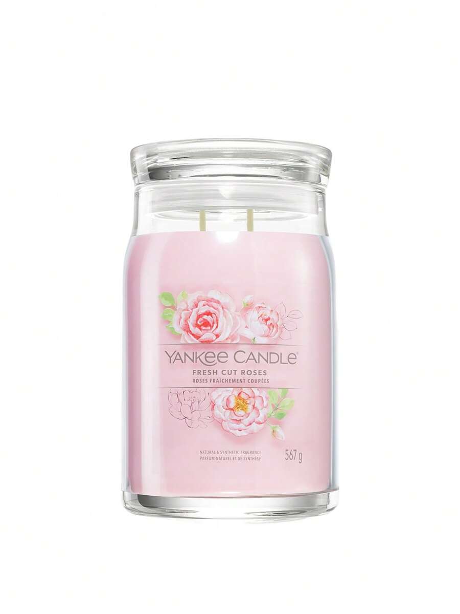 Fresh Cut Roses Signature Large Jar Candle 567 G - Fresh Cut Roses - View 1