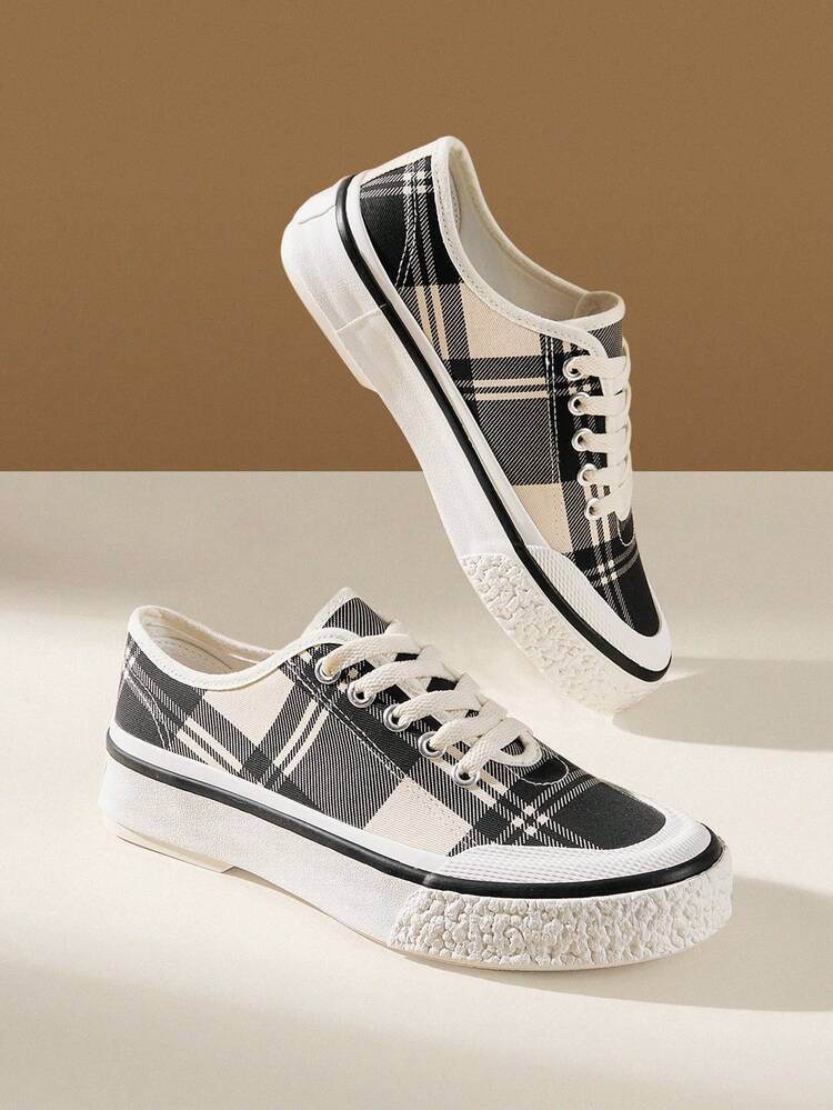 CUCCOO EASI Women's Casual Canvas Shoes, Outdoor Comfortable Platform Sneakers