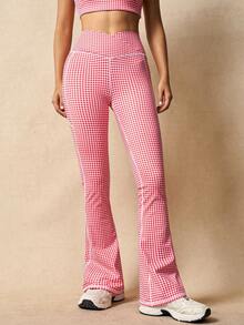 VARSIVA Pantaloni sport și casual în carouri pentru femei