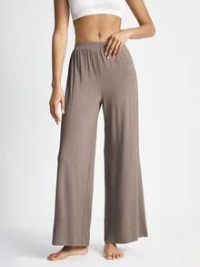 Ocili Calça de Moletom Confortável de Cor Sólida para Mulheres