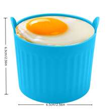 1 cái/2 cái/8 cái Khuôn chiên không dầu đựng trứng, Giá đựng trứng nhỏ bằng silicon, Cốc luộc trứng bằng silicon dùng cho chiên không dầu, Khuôn luộc trứng bằng silicon dùng cho chiên không dầu/Khuôn Ramekin, Thích hợp cho chảo rán trứng bằng nồi chiên không dầu, Chảo rán trứng bằng silicon dùng để chiên trứng bằng lò vi sóng, Chống dính, Có thể rửa bằng máy rửa chén, Dụng cụ nhà bếp, Phụ kiện làm bánh (8/4/2/1) - Nhiều màu - Xem 8
