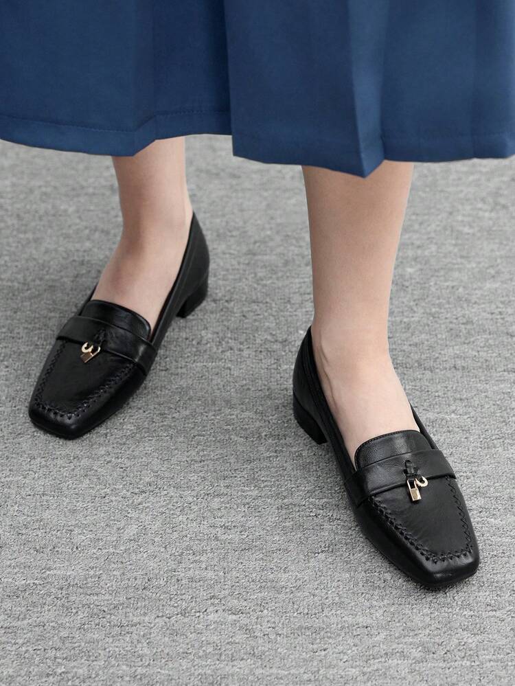 CUCCOO BIZCHIC Giày bệt đơn giản, tiện dụng, dễ đi lại dành cho nữ - màu đen - Xem 4