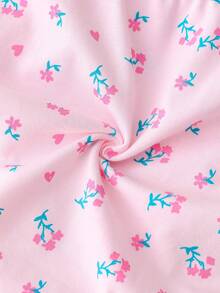 Teen Girls Panties-7 Pieces Underwear Pack Heart Print Pink Gray White Bikini Briefs Lace Trim Comfortable Everyday Youth Intimates Soft Stretch Waistband Four Seasons Holiday 2026 Essential Cute Playful Casual Gift Lightweight Adorable - Multicolor - View 4