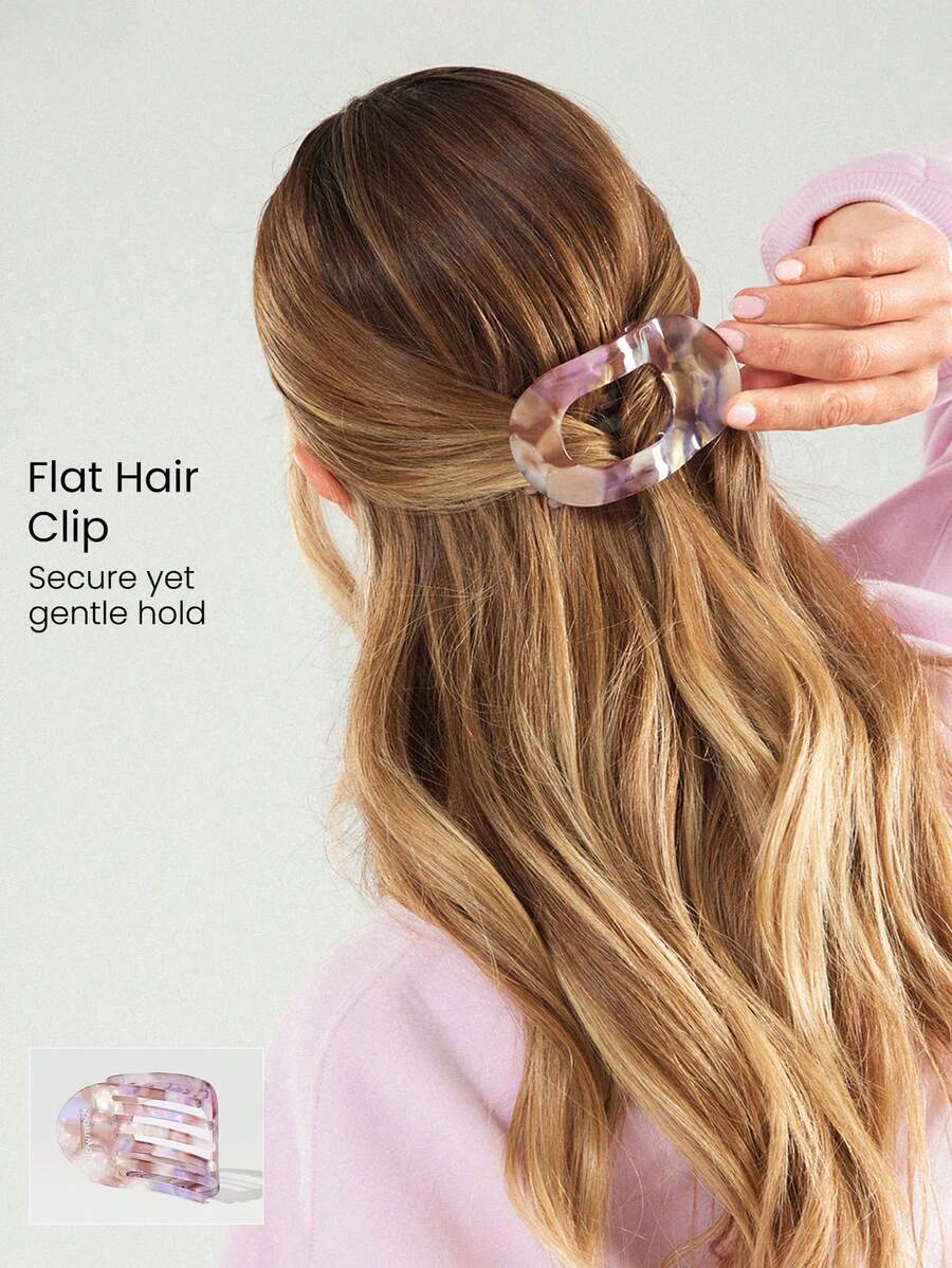 GLOWMODE Flexi 扁平圆形安全发夹瑜伽工作室健身房训练日常运动服 - 紫色 - 查看 1