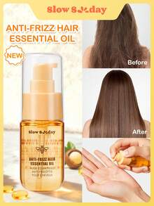 Slow Sunday 防毛躁护发精油，用于头发护理，令秀发柔软亮泽，适合所有发质，是秋冬季节头发护理的理想之选，也是假日、派对、旅行、户外活动、感恩节、圣诞节等场合的理想礼物。 - 無色 - 查看 1