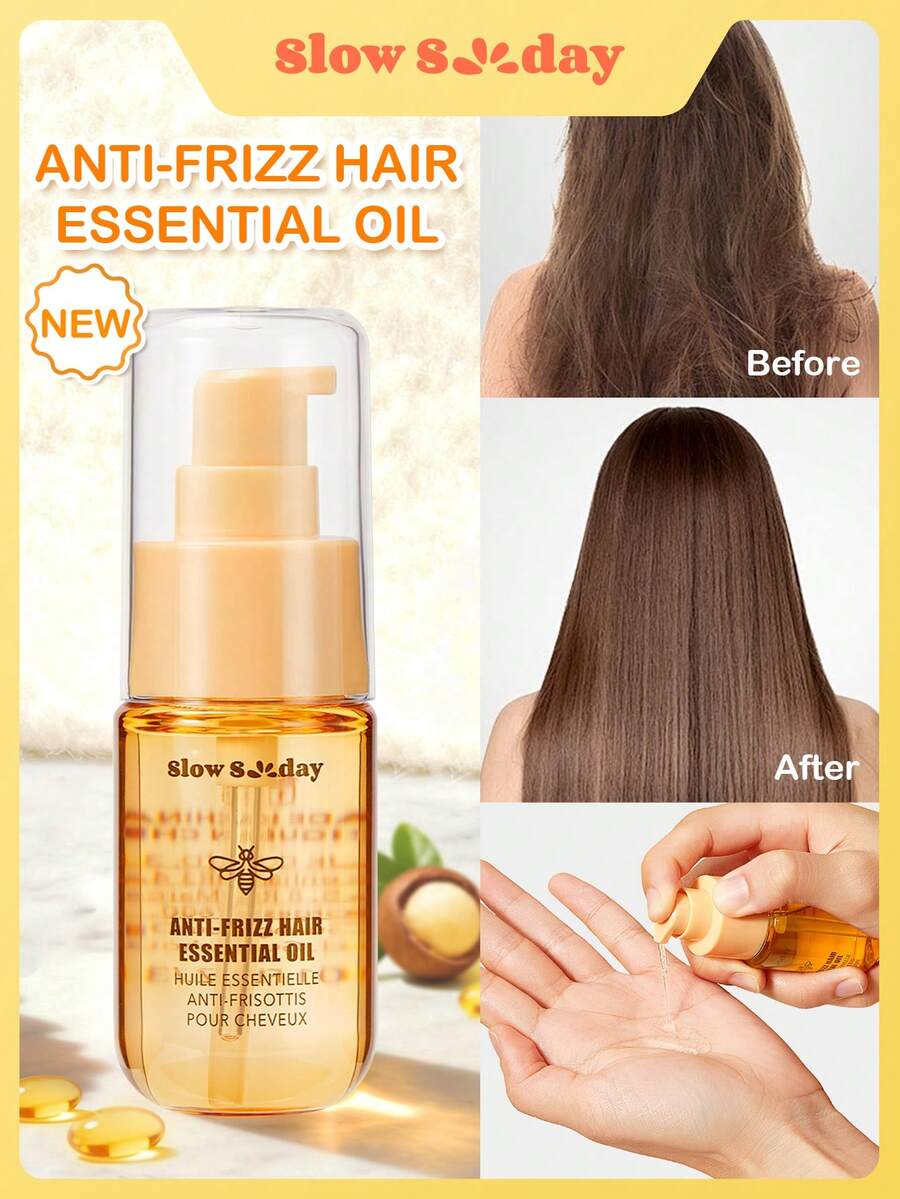 Slow Sunday 防毛躁护发精油，用于头发护理，令秀发柔软亮泽，适合所有发质，是秋冬季节头发护理的理想之选，也是假日、派对、旅行、户外活动、感恩节、圣诞节等场合的理想礼物。 - 無色 - 查看 1
