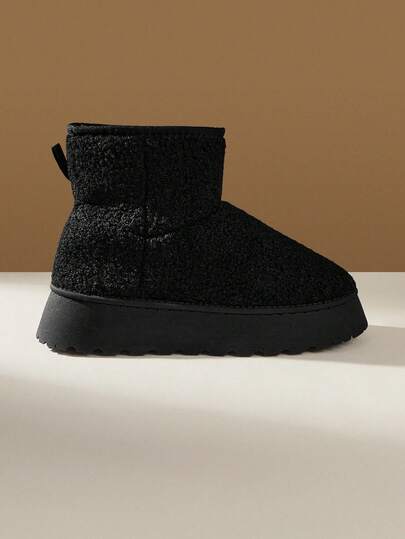 CUCCOO EASI Dam vinterkängor med tjock sula, casual