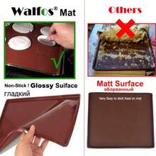 1个装不粘硅胶烤箱垫，适用于蛋糕卷、瑞士卷、马卡龙等烘焙，可重复使用，柔韧耐用，耐热，是制作瑞士蛋糕卷的理想之选。 - 彩色 - 查看 5