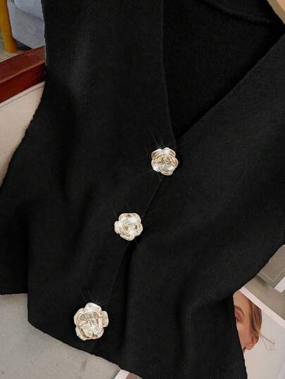 GlowEve CURVE Women's Autumn/Winter Fashionable Casual Sleeveless Loose Fit Plus Size Knit Sweater Vest, Outerwear Top