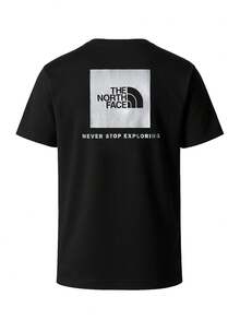 The North Face Nse Reflective Box Men's T-Shirt Black - 黑色 - 查看 2