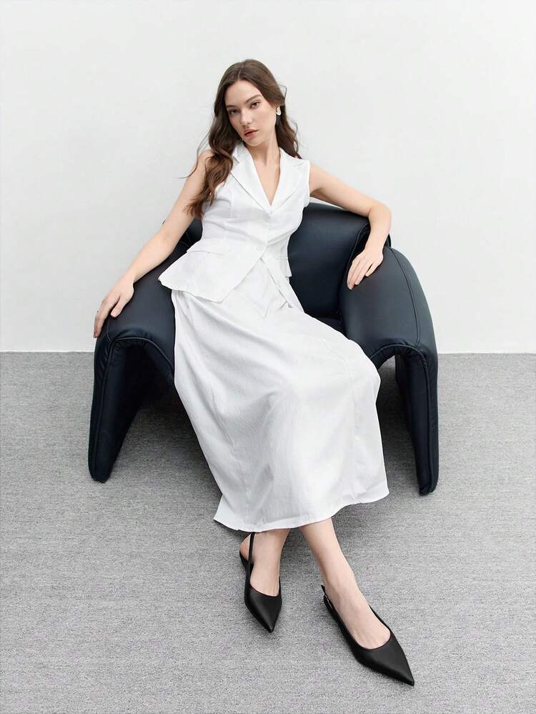 CUCCOO BIZCHIC Women's Pointed Toe Low Heel Flat Slingback Shoes, Simple Versatile Comfortable Black Flats With Backstrap, Suitable For Work And Commute For Christmas Valentine's Day Spring Shoes