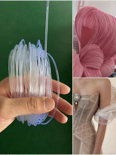 10M Clear Strong Flexible Boning Strip For Shapewear Corsets Lingerie Garments DIY Tailoring Costume Design Wedding Halloween Cosplay Support Fashion Sewing Craft Supplies