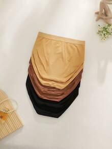 NudeFit 6条/包 舒适女士高腰无痕内裤 - 彩色 - 查看 2