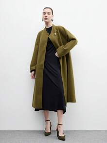 CUCCOO BIZCHIC 女士尖头搭扣设计时尚高跟鞋，适合日常穿着 - 綠色 - 查看 6
