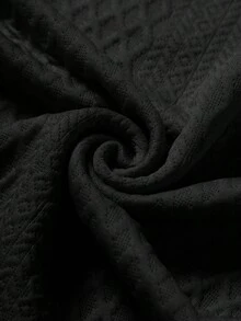 Manfinity Homme Men's Letter Graphic Pullover Pullover Sweatshirt And Sweatpants Casual Tracksuit Set - Black - View 5