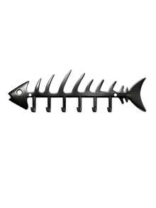Joivida Iron Fishbone-Shaped Decorative Hook, Suitable For Gardens, Courtyards, Outdoor Decoration, Specialty Goods, European Country Style(Manual Measurement, Slight Size Error) - Multicolor - View 7
