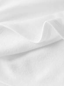 Coolane Damska, minimalistyczna, biała, puszysta bluza z długim rękawem i ściągaczem w pasie, uniwersalna i uliczna, odpowiednia na jesień/zimę