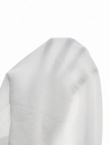 SHEIN Comfortcana Bộ đồ liền thân đơn giản màu trơn có đệm ngực cho nữ, mùa hè - trắng - Xem 7
