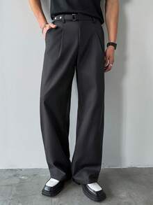 OTTIMOZO Cinturón negro personalizado para hombres - Negro - Ver 1