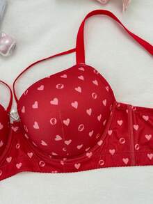 Sutiã com aro tamanho grande, confortável e com boa sustentação, 1 peça - Vermelho - Ver 3