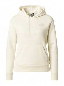 Puma Essentials+ Embroidery Women Hoodie White - White - View 1