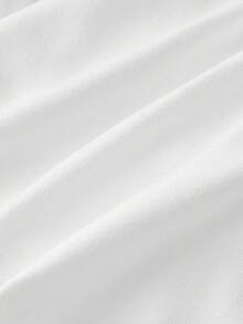 SHEIN MOD 女士纯色扭纹设计开摆性感吊带背心 - 棕色 - 查看 4